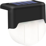 Uonlytech 1pc Solar Power Led Stair Lamp Outdoor Handrail Fence Light for Pathway Warm Lighting Easy Installation | Lumora