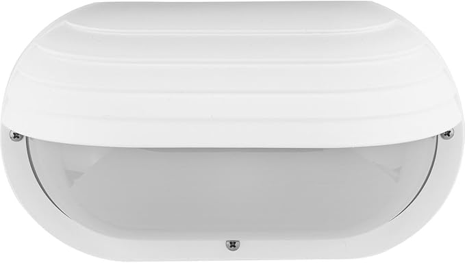 Progress Lighting 1-Light UV Stabilized Ribbed Frosted Polycarbonate Shade Modern Outdoor 10-1/2" Wall or Ceiling | Lumora