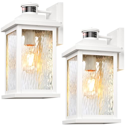VIANIS Large Adjustable Sensitivity Motion Sensor Exterior Porch Lights