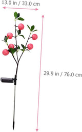 VICASKY 3pcs Solar Powered Shape Led Garden Stake Light for Outdoor Walkway Ground Decorative Lamp for Courtyard | Lumora