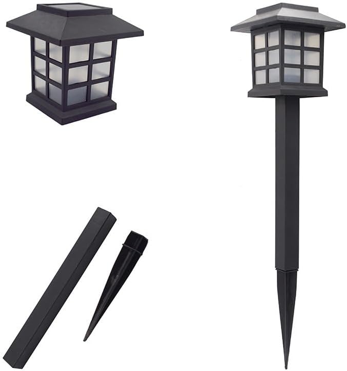 Generic LED Solar Outdoor Lights Waterproof Solar Garden Lights with 10 Hours Lighting for Patio, Yard, Garden, Landscape, Path (Warm Light, 8Pack), dj003xgd