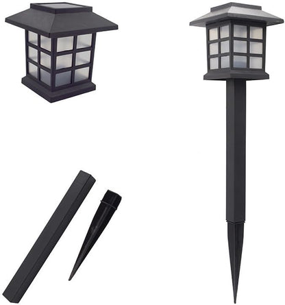Generic LED Solar Outdoor Lights Waterproof Solar Garden Lights with 10 Hours Lighting for Patio, Yard, Garden, Landscape, Path (White Light, 2Pack), dj003xgd