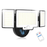 Motion Sensor Outdoor Lights with Remote, 4200LM LED Security Light, Black