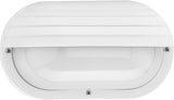 Progress Lighting 1-Light UV Stabilized Ribbed Frosted Polycarbonate Shade Modern Outdoor 10-1/2" Wall or Ceiling | Lumora