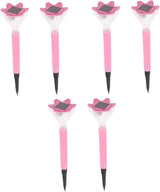 DOITOOL 6pcs Solar Pathway Lights Outdoor Decorative Flower Stakes Led Garden Lights for Lawn Patio Walkway and | Lumora