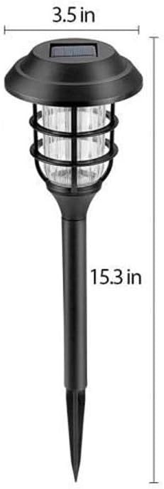 Solar Pathway Lights White Light Solar Garden Lights Outdoor Solar Walkway Lights Waterproof Led Landscape Lighting for Yard Patio