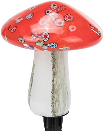 Solar LED Path Light 3-Pack 2X Brighter (2.4-Lumen) Red, Yellow, Orange Mushrooms