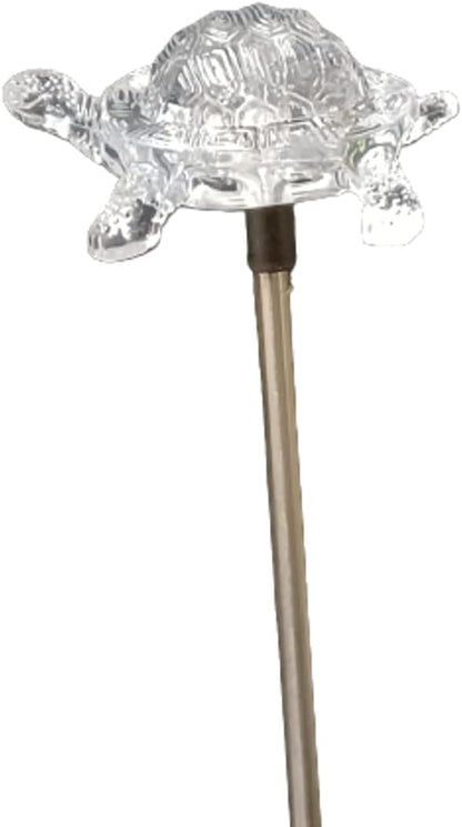 Starry Illuminate 1 PCS Solar Color Changing Turtle Style Garden Stake Light