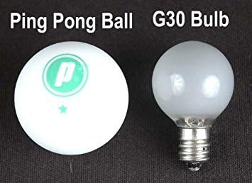 G30 Patio String Lights with 25 Globe Bulbs - Garden Hanging String Lights - Vintage Backyard Patio Lights | Lumora