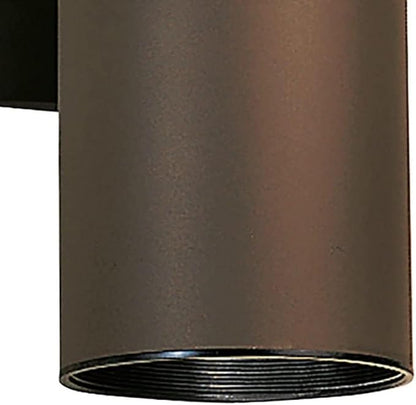 Kichler 9246BA Two Light Indoor/Outdoor Wall Mount, Brushed Aluminum, 15"