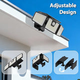 INCX Solar Lights Outdoor, 3000LM Motion Sensor Outdoor Lights, 2PCS, Black