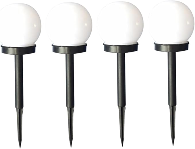 Outdoor Solar Globe Lights Ball Lamp for Garden Led Solar Pathway Lights Weatherproof Easy Installation