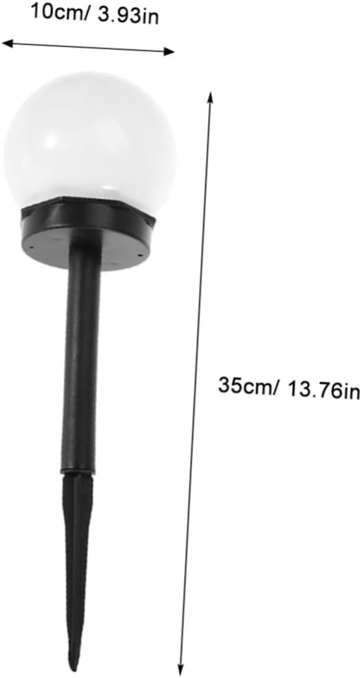 4pcs Solar Lawn Lights Waterproof Garden Solar Pathway Lights Warm White Outdoor Ground Plug Lighting for Courtyard | Lumora