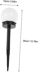 4pcs Solar Lawn Lights Waterproof Garden Solar Pathway Lights Warm White Outdoor Ground Plug Lighting for Courtyard | Lumora