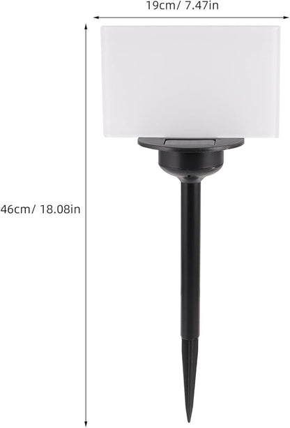 Solar Lawn Lamp Landscape Decorative Light for Outdoor Garden Patio Yard, 120x190mm Acrylic Heat Transfer Solar Pathway Light for Commemorating and Thermal Illumination