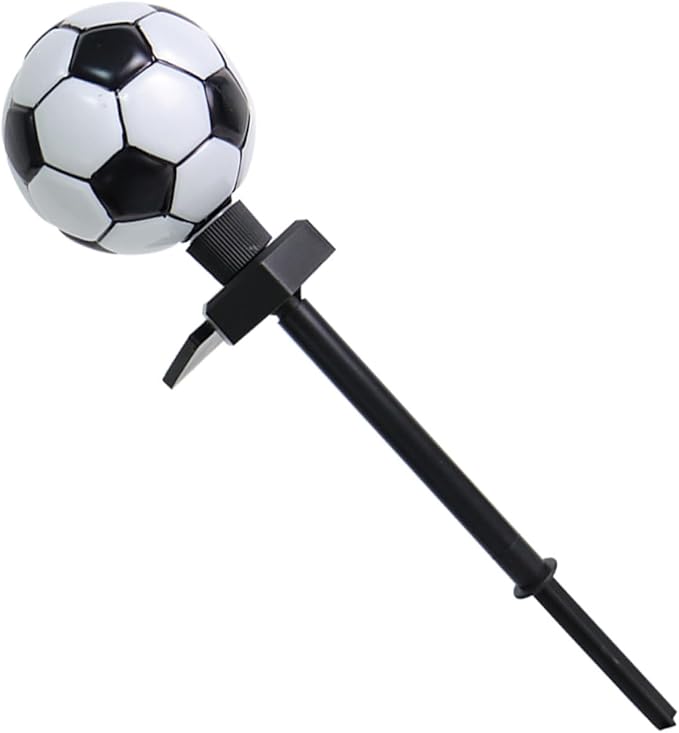 Soccer Shaped Solar Lawn Light Outdoor Decorative Garden Stake Lamp Durable Solar Lighting for Courtyard Patio Garden and Pathway Warm Glow for Nighttime Ambiance