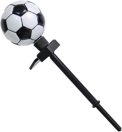Soccer Shaped Solar Lawn Light Outdoor Decorative Garden Stake Lamp Durable Solar Lighting for Courtyard Patio Garden and Pathway Warm Glow for Nighttime Ambiance