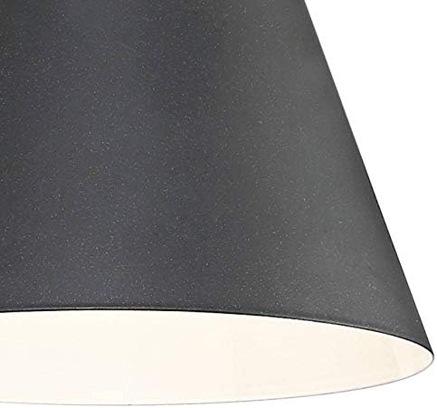 John Timberland Vance 8" High Modern Outdoor Wall Light Fixture Mount Porch House Exterior Outside LED Bulb Swivel Weatherproof Dark Sky Black Metal Front Door Patio Garage Home Deck Garden Backyard