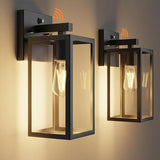 Dusk to Dawn Porch Lights Outdoor Wall Light Fixture, Modern Wall Lanterns