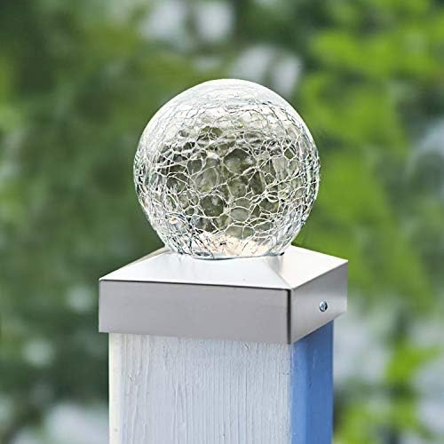 SUNNYPARK 2PK Solar Post Cap Lights -Waterproof Outdoor Cap Lights for Deck, Fence, Patio, LED Garden Decorative | Lumora