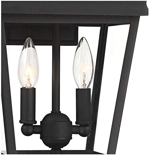 John Timberland Stratton Street Traditional Outdoor Wall Light Textured Black Steel 16 1/2" Clear Glass Lantern for Exterior House Porch Patio Outside Deck Garage Yard Front Door Garden Home