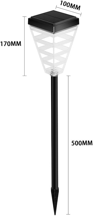 Solar Pathway Lights Outdoor IP65 Waterproof Landscape Lights with 5 Modes Warm White+RGB Color Changing for Yard, Backyard Driveway Walkway Lawn (RGB&Warm Light-3, 2pack)