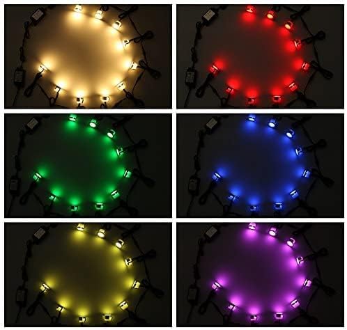 LED Deck Light Kit, 20pcs Φ1.77 WiFi Wireless Smart Phone Control Low Voltage Recessed RGBW Deck Lights with | Lumora
