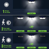 TECKNET 416 LED Solar Powered Outdoor Lights, Security Solar Lights- 1 Pack