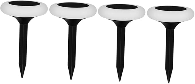 4pcs RGB Solar Ground Plug Light Garden Solar Pathway Lamp Outdoor Landscape Lighting Energy Saving Garden Lights | Lumora