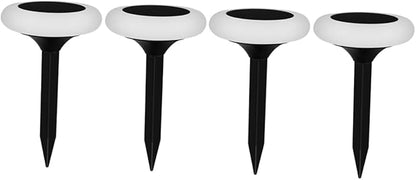 4pcs RGB Solar Ground Plug Light Garden Solar Pathway Lamp Outdoor Landscape Lighting Energy Saving Garden Lights