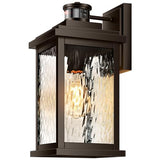 VIANIS Large Adjustable-Sensitivity Motion Sensor Outdoor Lights, Aluminum