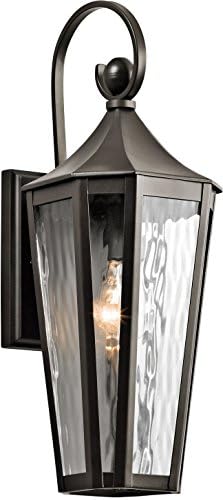 Kichler 49512OZ Rochdale Outdoor Wall 1-Light, Olde Bronze | Lumora