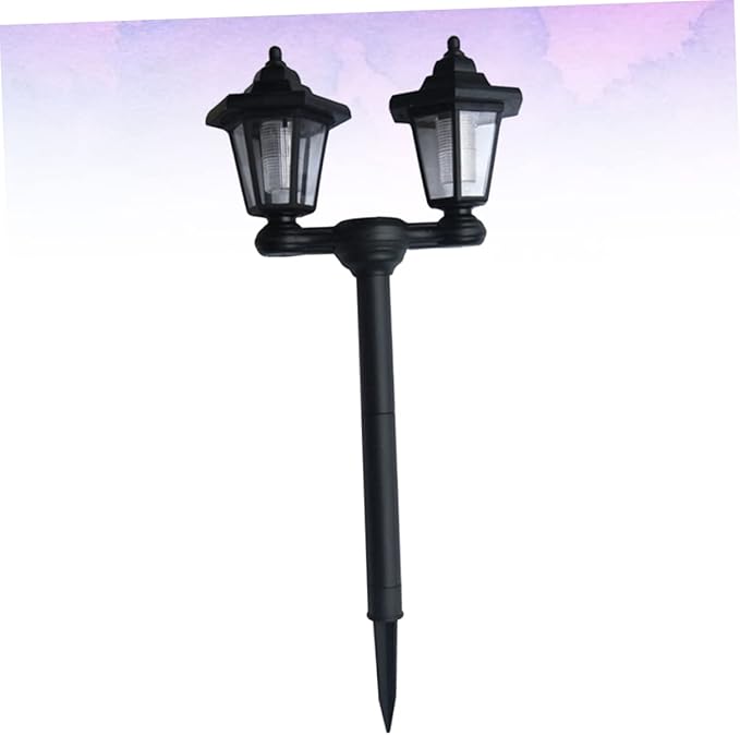 Sosoport Head Solar Garden Lights Ground Plug Solar Pathway Lights for Outdoor Decor for Lawn Patio Garden Park