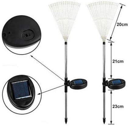 TDA Solar Firework Light Outdoor Garden Decorative Solar Lights Stake Fireworks Stars for Walkway Pathway Backyard | Lumora