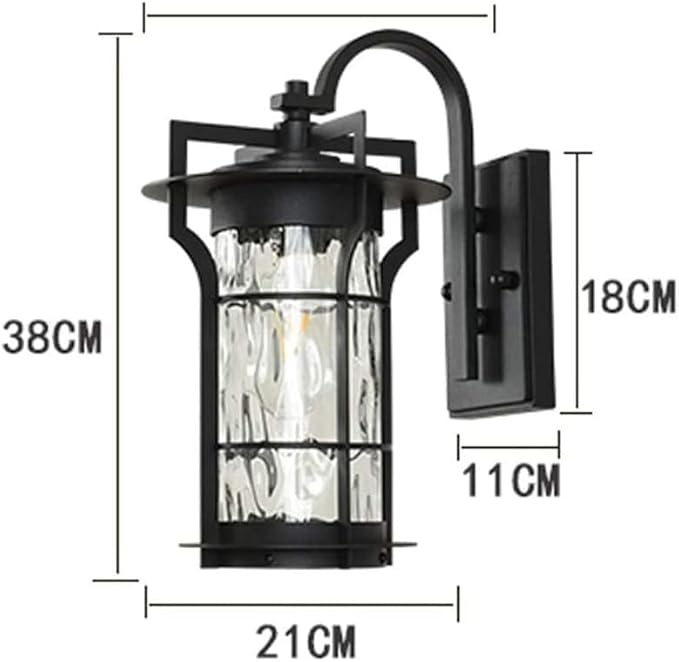 Retro Victoria Antique Outdoor Wall Light,Fashion Vintage Clear S Lamp,E26 Waterproof Courtyard Garden Balcony | Lumora