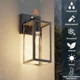Dusk to Dawn Porch Lights Outdoor Wall Light Fixture, Modern Wall Lanterns