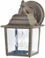 Maxim Cast-One Light Outdoor Wall Mount in Early American Style-5.5 Inches Wide by 8.5 inches high-Rust Patina | Lumora