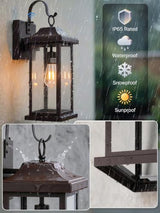 Extra Large 21 Inch Dusk to Dawn Outdoor Light Fixtures Bronze
