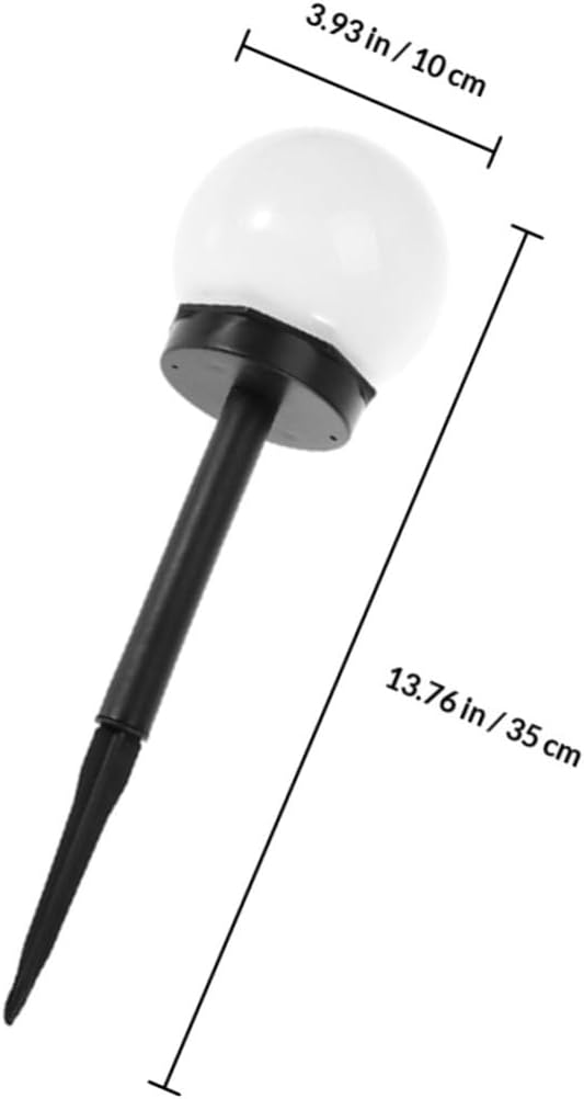 4pcs Solar Lawn Lights Waterproof Garden Solar Pathway Lights Warm White Outdoor Ground Plug Lighting for Courtyard | Lumora