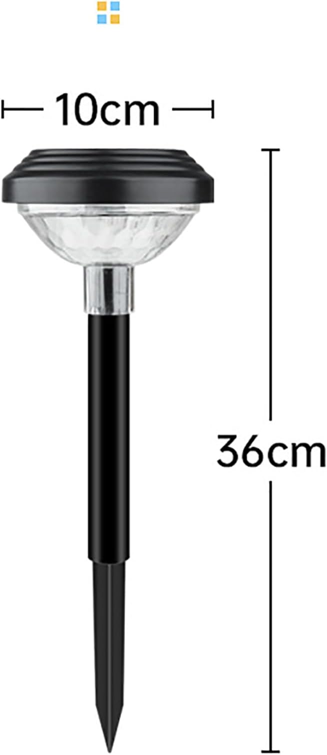 4 Pcs Outdoor Solar Lights, Solar Pathway Lights, Outdoor Solar Garden Lights with 2 Modes, Solar Ground Light, Landscape Path Lights, Solar Lights for Garden Decoration Lawn Patio Yard