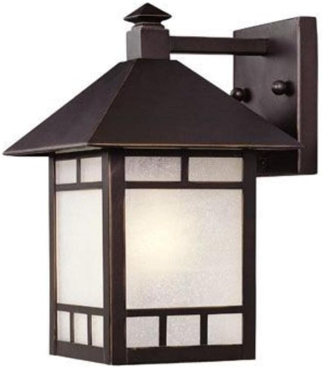 Acclaim 9002ABZ Artisan Collection 1-Light Wall Mount Outdoor Light Fixture, Architectural Bronze | Lumora
