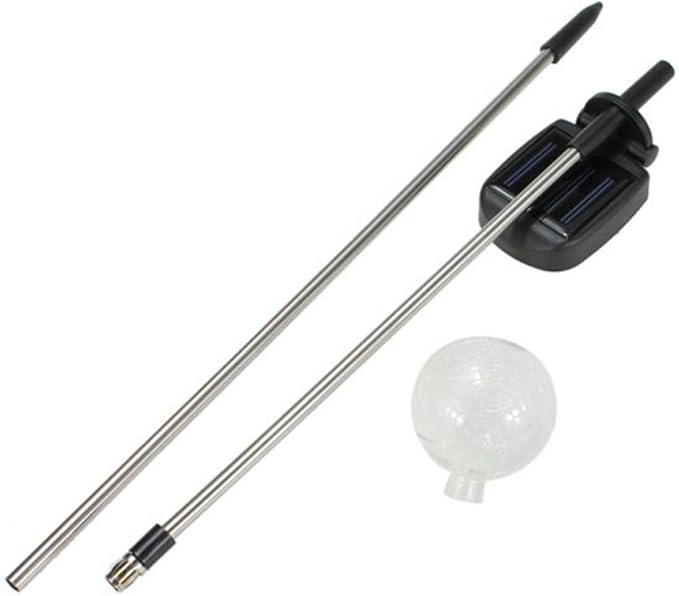 4pcs Solar LED Garden Lights Color Changing Lawn Landscape Pathway Ground Plug Lights for Outdoor Yard Patio Solar-Powered Glass Ball Stake Lamps