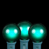 100 Foot G40 Outdoor Patio String Lights with 125 Green Globe Bulbs – Indoor Outdoor String Lights – Market Bistro | Lumora