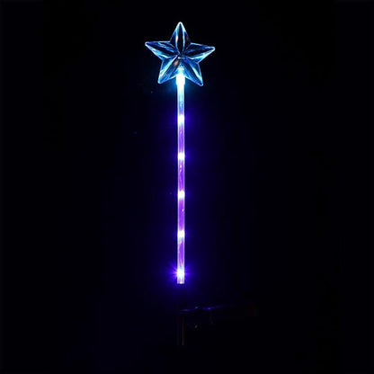 Solar - Sun Moon Star Solar Stake Lights, Outdoor Waterproof, Yard Patio Pathway Decoration (Star)