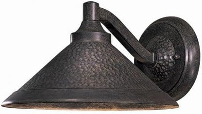 Minka Lavery The Great Outdoors 8102-A138 Kirkham Outdoor Wall Mount, 1-Light, 60 Total Watts, 11-in H x 6.5-in W, Aspen Bronze