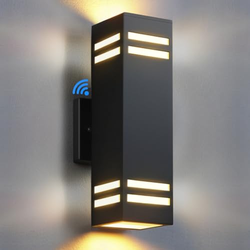 SHIMR Dusk to Dawn Outdoor Light, Modern Outdoor Wall Lights with LED Bulbs Includes [ETL Listed]