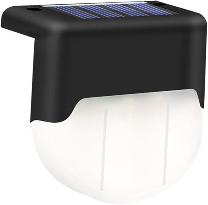 1Pc Solar Power LED Stair Light Outdoor Handrail and Fence Lamp for Garden Patio and Warm Lighting Easy | Lumora
