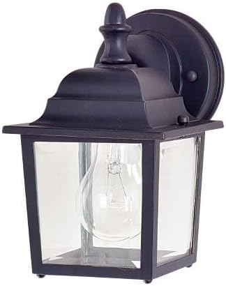 Maxim Cast-One Light Outdoor Wall Mount in Early American Style-5.5 Inches Wide by 8.5 inches high-Empire Bronze | Lumora