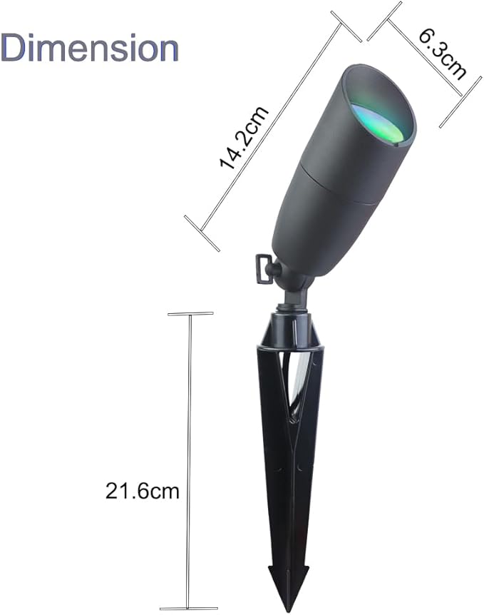 Cheopha MR16 Color Changing Led Bulb 12V Landscape Lighting, RGB Landscape Spotlight 5W 16 Colors, Waterproof | Lumora