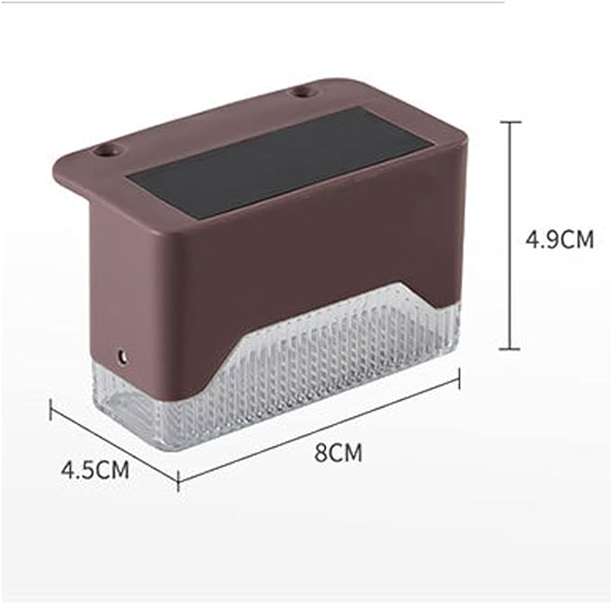 4 Pack Solar Pathway Light Outdoor Solar Waterproof Pathway Lights Suitable for Flowerbed Railing Fence Stairs Courtyard